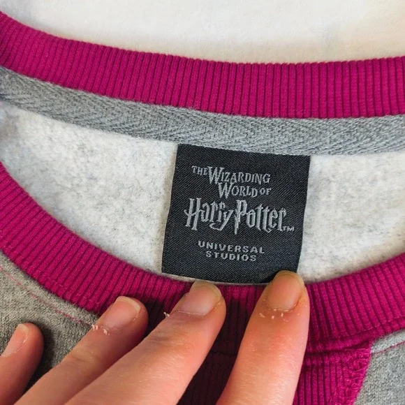 Wizarding World Harry‎ Potter Gryffindor Sweatshirt Pullover Raglan - Picture 5 of 11